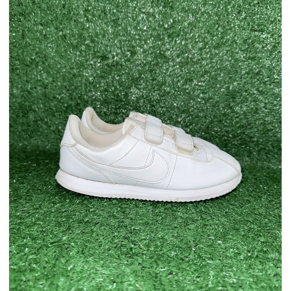 Nike Cortez Basic SL Youth Size 2.5Y White Leather Shoes Sneakers‎ 904767-102